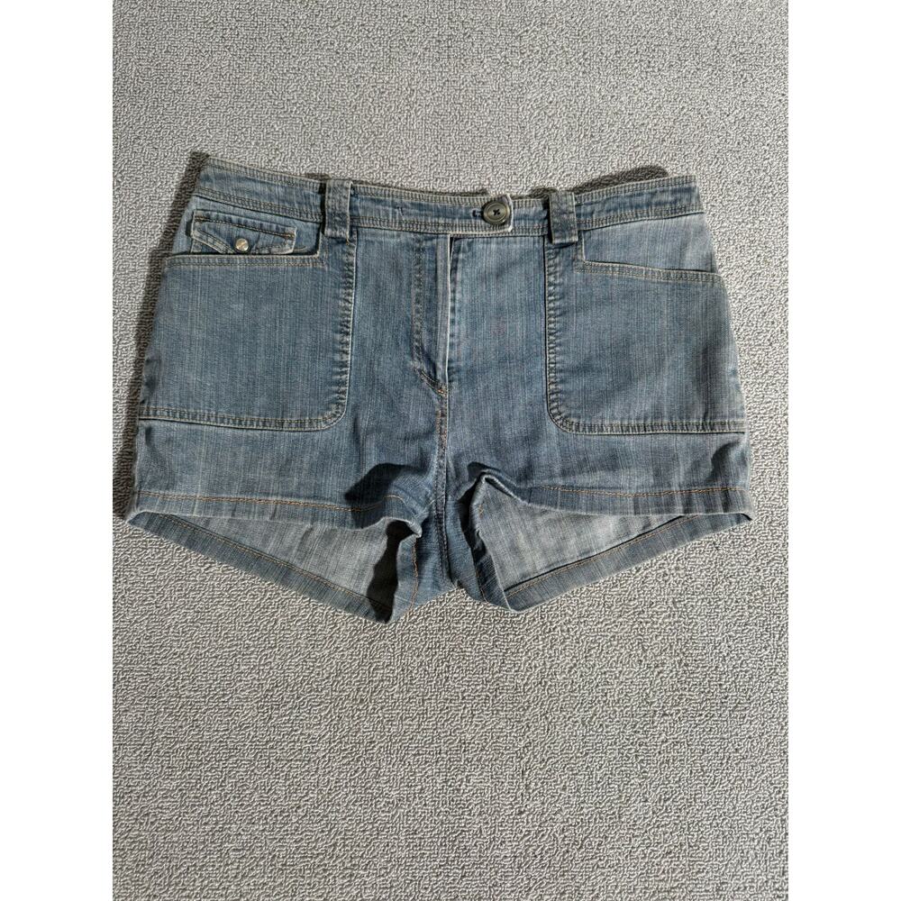 Fila Golf Italy Vintage Women‎ 28 Denim Short Light Wash Chic